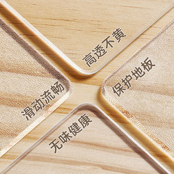 Transparent Floor Mat Pvc Living Room Shock-Proof Carpet Wooden Floor Protective Film Entrance Plastic Mat Waterproof Anti-Slip Foot Mat