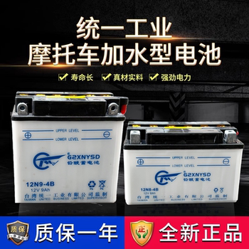 
Unified industrial motorcycle battery with water type battery