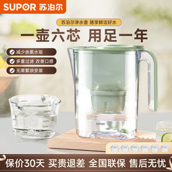 Supor Water Purifier Kettle Tap Water Activated Carbon Filter Household Direct Drinking Kitchen Water Purifier Water Filter Water Kettle