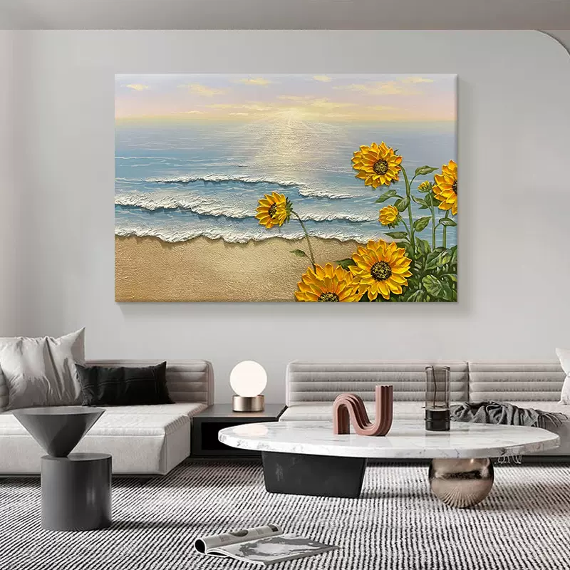 高級感 現代軽贅沢玄関装飾画仏像掛画町家招財唐壁画回廊通り道の名宿