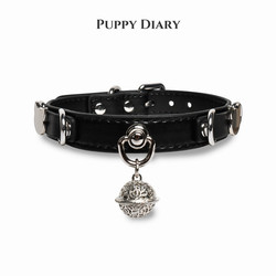 Puppy* Cat Bell Collar Choker Women's Leather Neck Ring Couple Gift Niche Jewelry Can Be Engraved