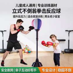 Boxing Reaction Ball for Children and Adults, Speed Ball Target, Home Vertical Sandbag Training Equipment, Tumbler Sandbag