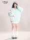 HTYM snow top mousse mohair cardigan knit sweater women autumn and winter mink velvet lazy style jacket top