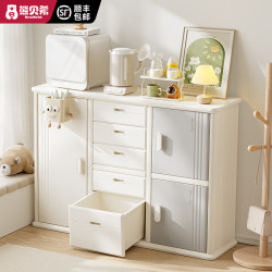 Feeding table baby storage cabinet baby products storage rack children's wardrobe toy classification storage cabinet bucket cabinet