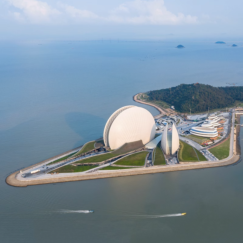 珠海一日游 纯玩船游港珠澳大桥品质跟团游日月贝渔女地标景点