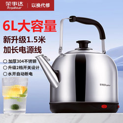 Royalstar Electric Kettle for Home Use, Automatic Power-Off, Large Capacity 5L, 6-Speed Fast Heating, 304 Stainless Steel
