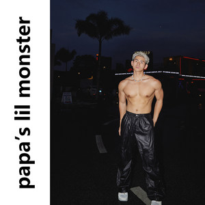 PAPASLILMONSTER [Original] American street loose black leather pants men niche plastic style pants