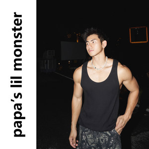 Lil Monster Summer American Simple and Versatile Sports and Leisure Sweat Tank Top for Men, Comfortable and Comfortable with Drip Strip Fabric