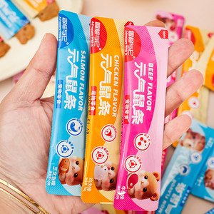 
Hamster snacks supplement nutrition strips long meat supplement food grain golden bear rat strips nutritional mud nutritional paste lying hand artifact