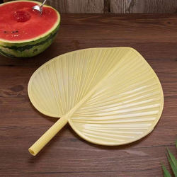 Cooling Fan Chinese Fan Plastic Palm Fan Imitation Banana Fan Large Fan Durable and Resilient Large Palm Fan