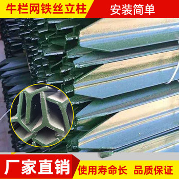 Niulan Net Column Triangle Solid Cast Iron Y-shaped Column