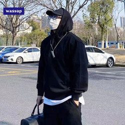 Buy One Get 0.05kg Free Hooded Sweatshirt for Men, American Style, Heavyweight, High Street, ins Trendy Brand, Simple, Versatile, Loose-Fitting Jacket