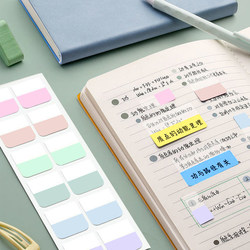 T-Label Stickers/Index A1Pq801 - Classification Bookmarks Transparent Sticky Notes Colorful Student Marking Paper