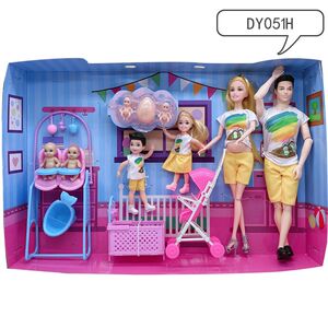 Pregnant small mouth big doll giving birth to a baby big belly pregnant woman child little girl princess new year toy gift