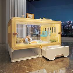 Large Rabbit Cage for Home Use with Toilet, Indoor Pet Luxury Villa, Special Cage for Guinea Pigs, Dwarf Rabbits, and Other Small Animals