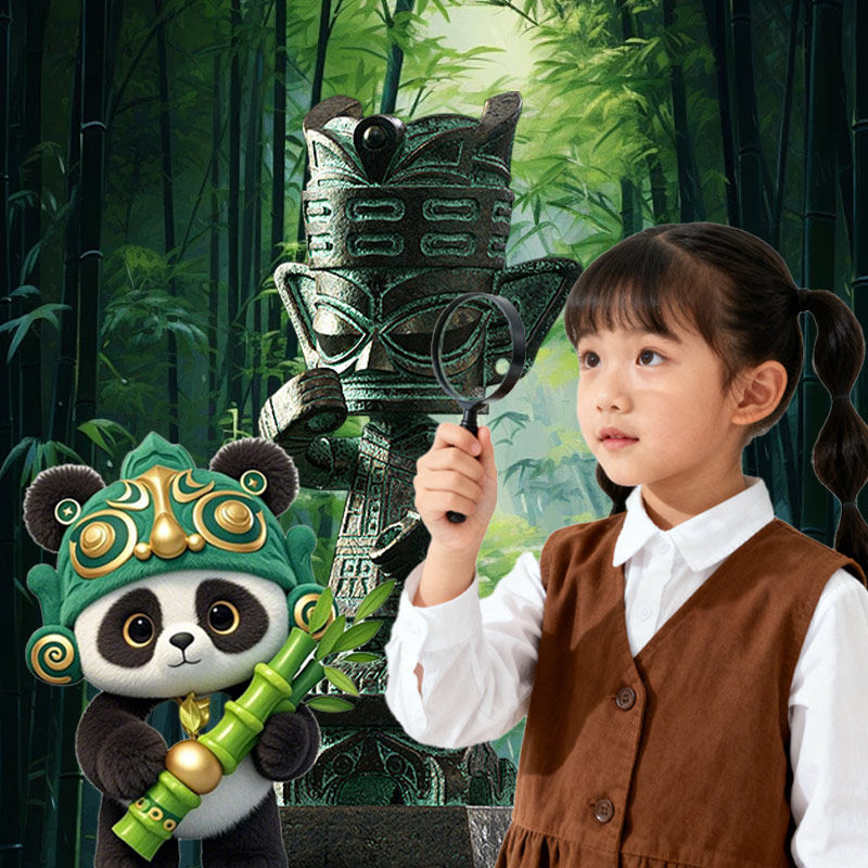 私家小团成都亲子4日都江堰青城山三星堆西岭雪山温泉滑雪4天3晚