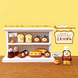 Zakka Japanese-Style Cat 2025 Penguin Bird Food Toy Bread Series Cute Desktop Decoration Trendy Toy Figurine