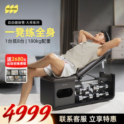 Muxiaoma Pull-Up Bar Multifunctional Fitness Equipment Home Strength Training Equipment Free-Standing Fitness Chair Dumbbell Bench