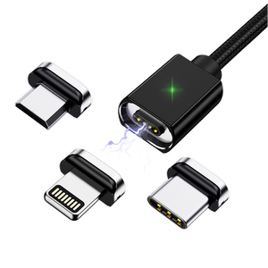 Miaokang Bear magnetic data cable super fast charging magnetic charging cable magnetic magnet head mobile phone Android three-in-one flash charging type-c suitable for Xiaomi oppo Apple vivo Huawei car