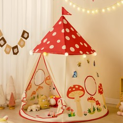 Kole Bear Children's Toys Girl's Birthday Gift for 3-4 Year Old Educational Little Girl's 5 Yurt Indoor Tent