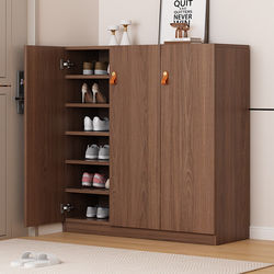 Shoe Cabinet for Home Use, Indoor, Doorway, Hallway, Outside Elevator Corridor, Integrated Wall-Mounted, Multi-Layer, Large Capacity, Floor-Standing Shoe Rack