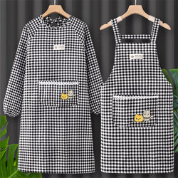 Pure Cotton Apron for Kitchen Use, 2025 New Model, Barber Smock for Women, Work-Specific for Cooking and Catering, Workwear for Men