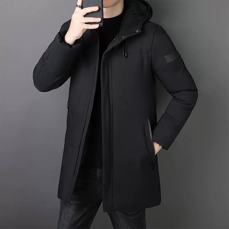 Men Winter Jacket Warm Hooded Mens Puffer Jackets Coats Outw-Taobao