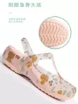 Giày Veblen Croc Nữ Ngoài Giày Sandal Mùa Hè Chống Trơn Trượt Đế Dày Bao Đầu Dép Đế Mềm Giày Đi Biển 