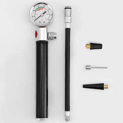 Bicycle air cylinder tire repair pressure gas pressure gauge tire repair tool tire lever rod combination water bottle pack mountain maintenance accessories