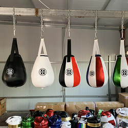 Boxing Small Punching Bag Hanging Pear-Shaped Dodge Hanging Water Drop-Shaped Sandbag Muay Thai Sanda Fighting Home Reaction Training