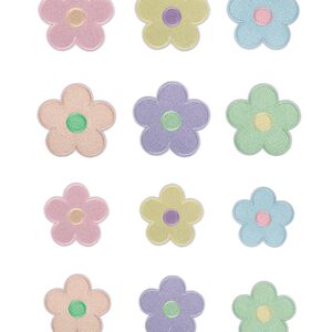 
Extremely fast self-adhesive sewing-free petal flower q cloth patch for down jacket, clothes and pants decorative patch to repair holes and repair without