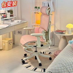 German Ergonomic Chair for Girls, Computer Chair for Home Study, Comfortable for Long Sitting, Gaming Chair, Reclining Office Chair