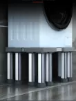 Nâng cao khung đế máy giặt bằng thép không gỉ di động đa năng bánh xe đa năng giá đỡ bảo quản giá đỡ tủ lạnh miếng lót chân kệ giá để sách Kệ