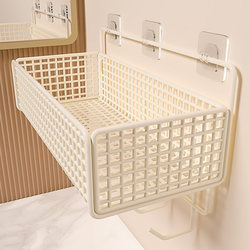 No-Drill Bathroom Storage Rack, Wall-Mounted Organizer for Bathroom, Toilet, Washbasin, and Shower Room