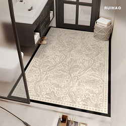 American-Style Large Area Bathroom Floor Mat Diatomaceous Earth Bathroom Full Carpet Coverage Door Absorbent Non-Slip Mat