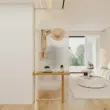 Phong cách kem Changhong kính cường lực màn hình phòng khách lối vào phòng tắm lối vào hiện đại tùy chỉnh vách ngăn bằng thép không gỉ vách ngăn phòng khám vách ngăn phòng di động 