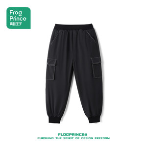 
[Same style in the mall] Frog Prince children's clothing boys' pants autumn and winter style 2025 new children's work down pants