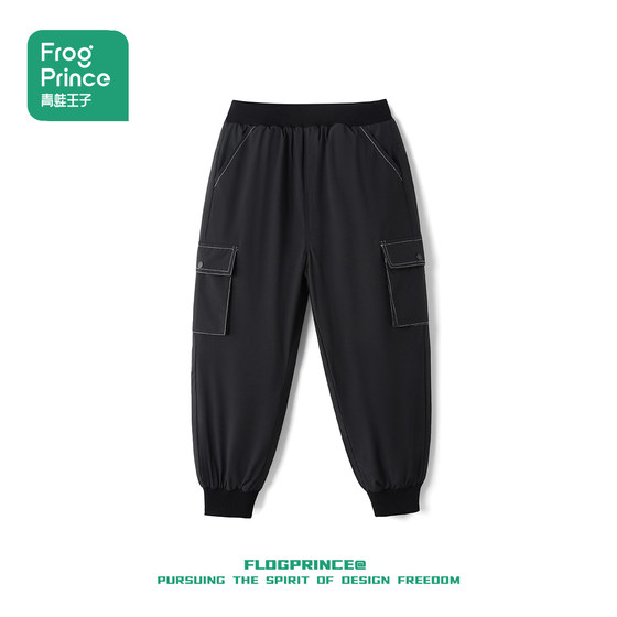 
[Same style in the mall] Frog Prince children's clothing boys' pants autumn and winter style 2025 new children's work down pants