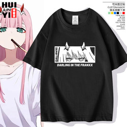 National Team 02 Merchandise Darling Short-Sleeve T-Shirt Summer Loose Half-Sleeve Unisex Anime Fan Clothing Student