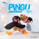 Shan Moai hug Pingu penguin pendant birthday gift to give girlfriends girl girl doll plush keychain
