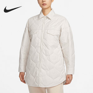 Nike/Nike genuine new women's sports and casual single-breasted warm cotton jacket FB8733-104