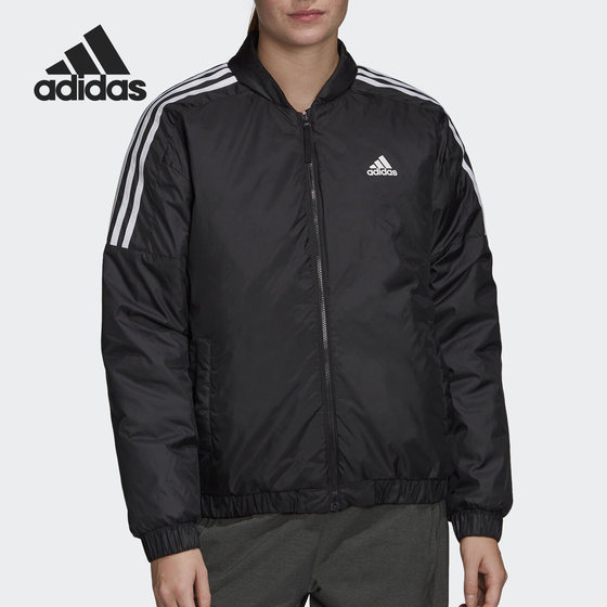 Adidas/Authentic Women's Stand up Neck Casual Warmth Sports Training Cotton Dress GH4580