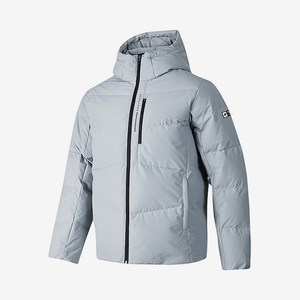 
Skechers/Skechers authentic 2024 new men's fashionable warm hooded sports down jacket