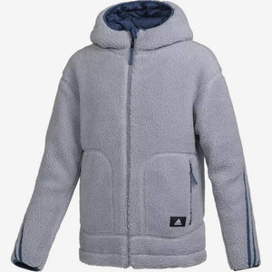 
Adidas/Adidas genuine men's printed half zipper hooded long sleeve jacket HR8427