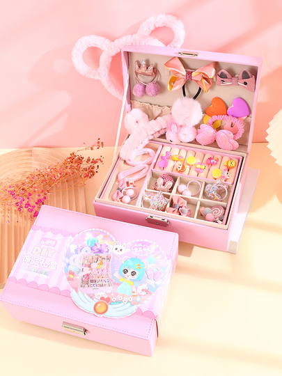 Fengcai プリンセスヘアアクセサリーセット - 女の子へのギフトボックス