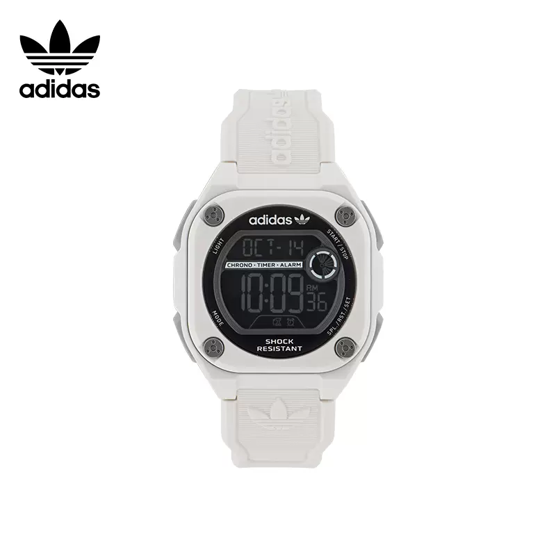 adidas Originals阿迪达斯三叶草官方户外探险防水手表冒险石英男-Taobao