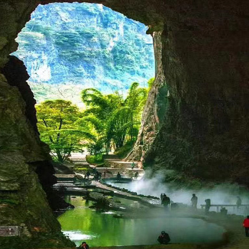 武隆天生三桥+仙女山+酉阳桃花源+乌江画廊+龚滩古镇5日包车游