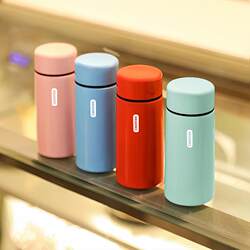 Mini Portable Thermos Cup, Compact Pocket-Sized, Cute and Simple Thermos Cup for Women, Men, and Students