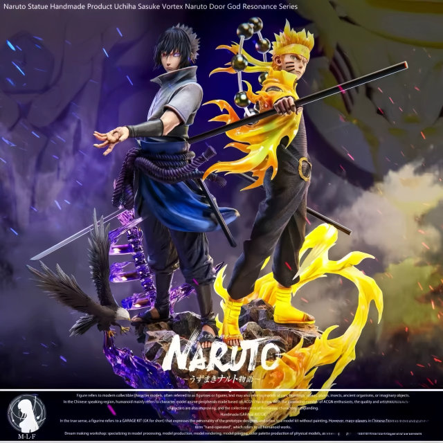 Ninja GK New Three Ninja Resonance Uchiha Sasuke Phrase Model Ornament