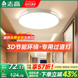 Chigo Lighting Aisle Light Led Super Bright Bedroom Ceiling Light Modern Simple Entrance Hallway Cloakroom Light